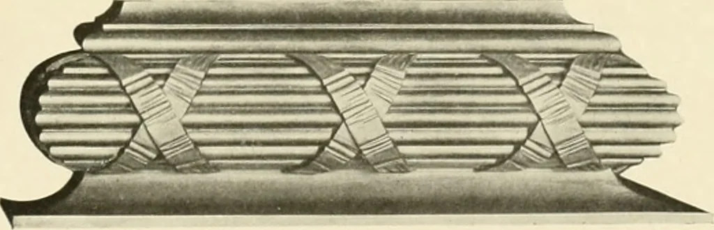 An illustration from Architectural bronze and iron. --, 1913, leaf 90