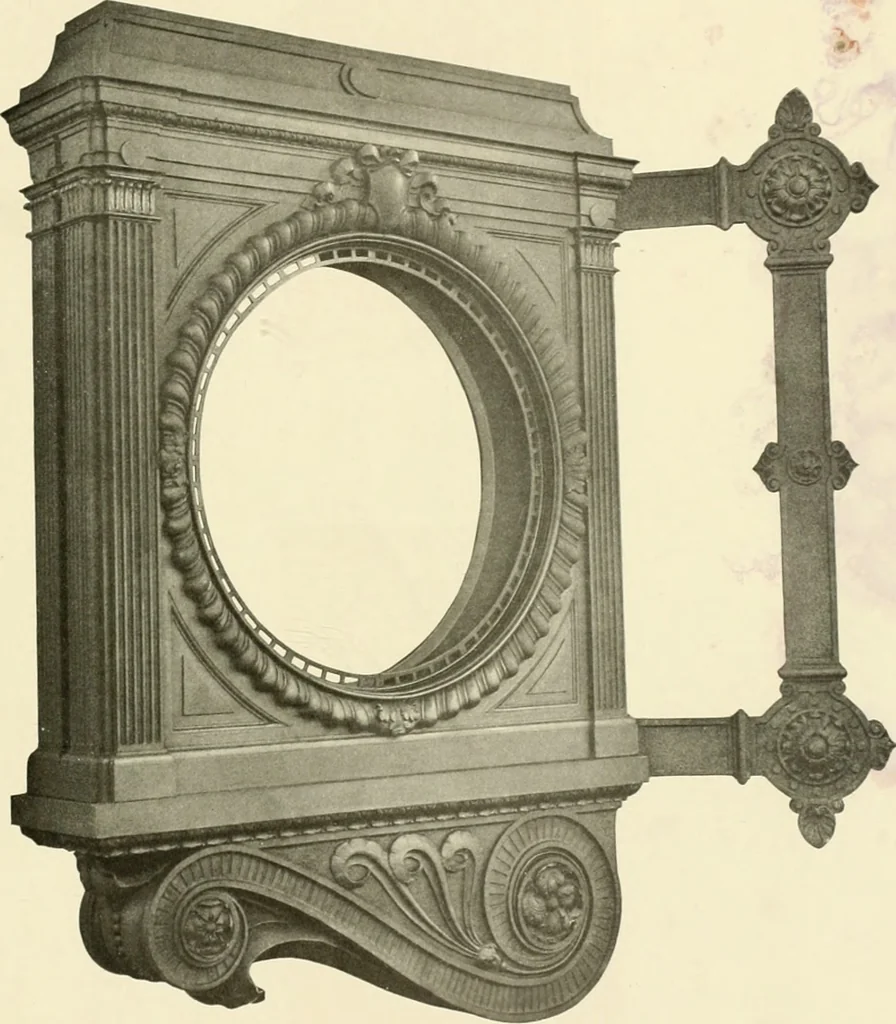 An illustration from Architectural bronze and iron. --, 1913, leaf 94