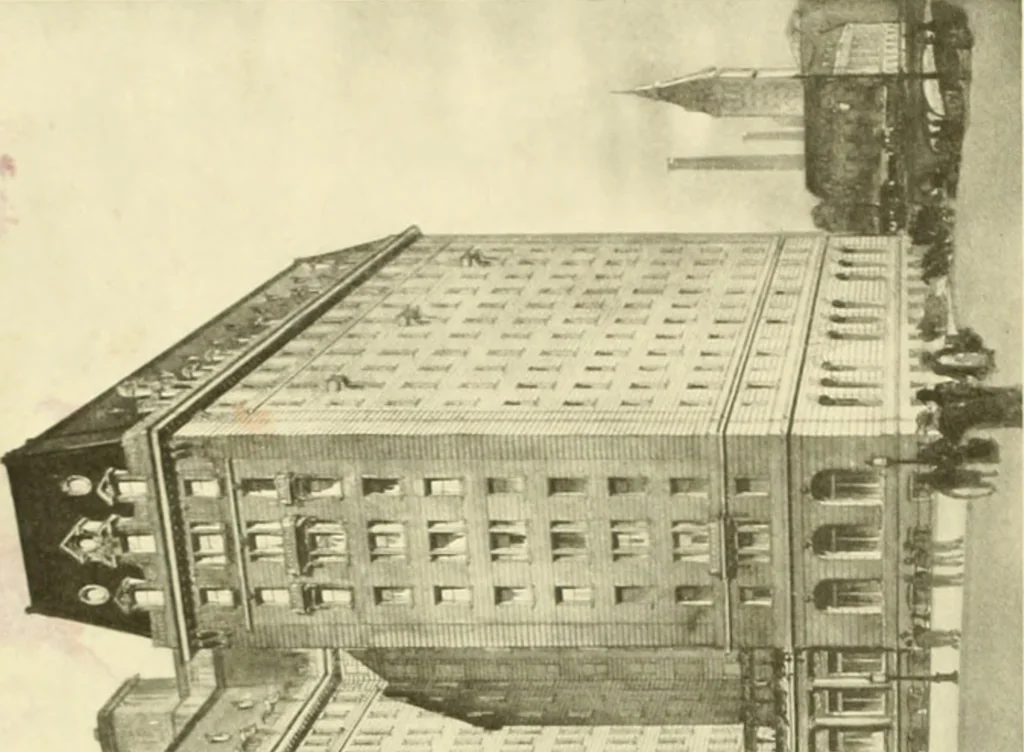 An illustration from Architectural bronze and iron. --, 1913, leaf 97