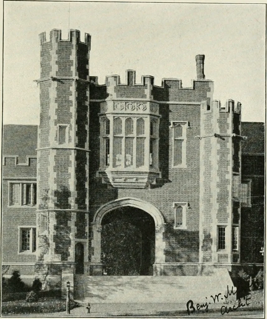 An illustration from Architectural composition : an attempt to order and phrase ideas which hitherto have been only felt by the instinctive taste of designers, 1908, leaf 108