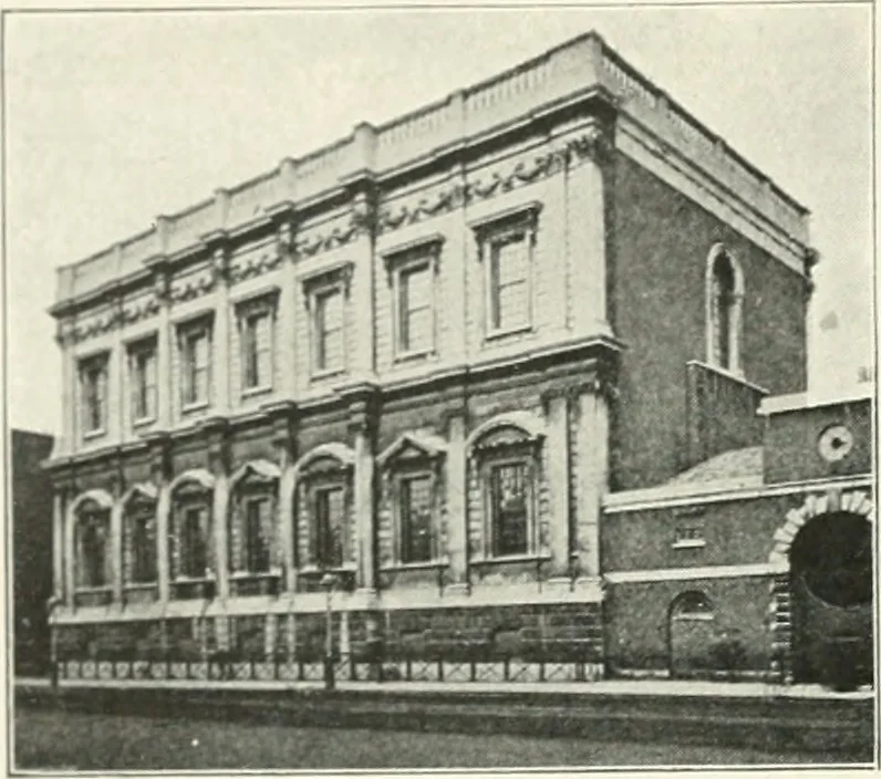 An illustration from Architectural composition : an attempt to order and phrase ideas which hitherto have been only felt by the instinctive taste of designers, 1908, leaf 137
