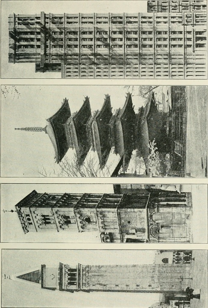 An illustration from Architectural composition : an attempt to order and phrase ideas which hitherto have been only felt by the instinctive taste of designers, 1908, leaf 150