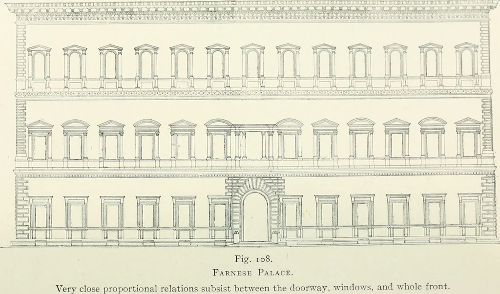 An illustration from Architectural composition : an attempt to order and phrase ideas which hitherto have been only felt by the instinctive taste of designers, 1908, leaf 169