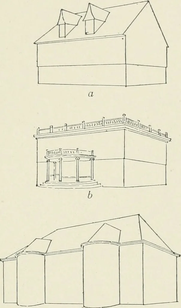 An illustration from Architectural composition : an attempt to order and phrase ideas which hitherto have been only felt by the instinctive taste of designers, 1908, leaf 192