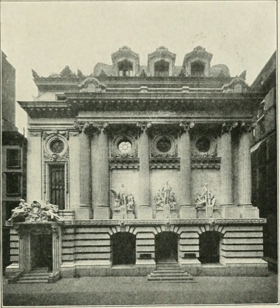 An illustration from Architectural composition : an attempt to order and phrase ideas which hitherto have been only felt by the instinctive taste of designers, 1908, leaf 210