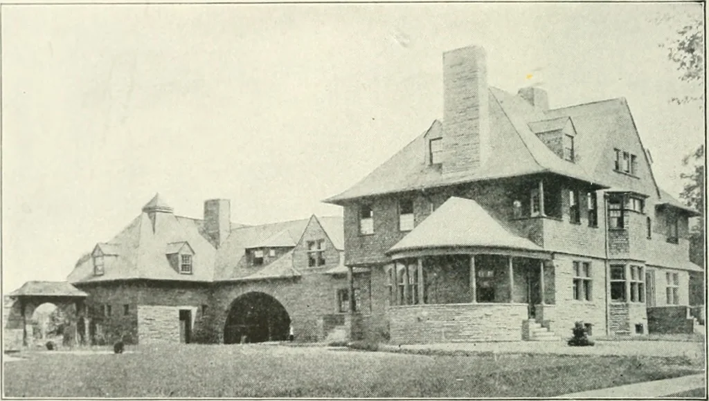 An illustration from Architectural composition : an attempt to order and phrase ideas which hitherto have been only felt by the instinctive taste of designers, 1908, leaf 215