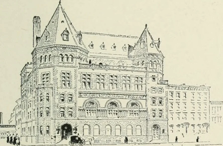 An illustration from Architectural composition : an attempt to order and phrase ideas which hitherto have been only felt by the instinctive taste of designers, 1908, leaf 216