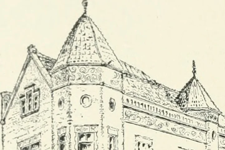 An illustration from Architectural composition : an attempt to order and phrase ideas which hitherto have been only felt by the instinctive taste of designers, 1908, leaf 217