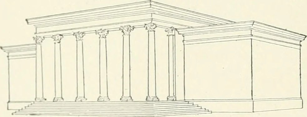 An illustration from Architectural composition : an attempt to order and phrase ideas which hitherto have been only felt by the instinctive taste of designers, 1908, leaf 225