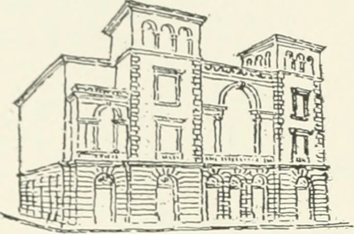 An illustration from Architectural composition : an attempt to order and phrase ideas which hitherto have been only felt by the instinctive taste of designers, 1908, leaf 235