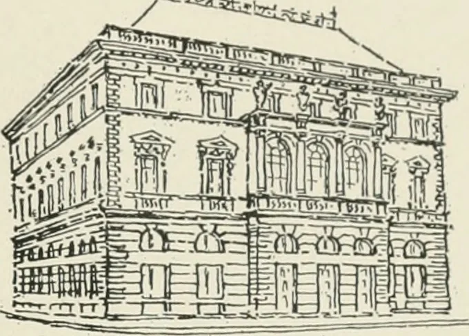 An illustration from Architectural composition : an attempt to order and phrase ideas which hitherto have been only felt by the instinctive taste of designers, 1908, leaf 240