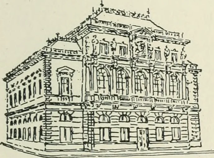 An illustration from Architectural composition : an attempt to order and phrase ideas which hitherto have been only felt by the instinctive taste of designers, 1908, leaf 240
