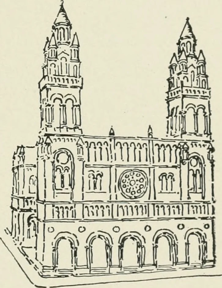 An illustration from Architectural composition : an attempt to order and phrase ideas which hitherto have been only felt by the instinctive taste of designers, 1908, leaf 242