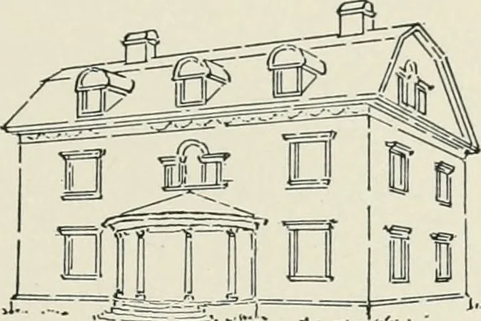 An illustration from Architectural composition : an attempt to order and phrase ideas which hitherto have been only felt by the instinctive taste of designers, 1908, leaf 58