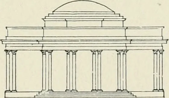 An illustration from Architectural composition : an attempt to order and phrase ideas which hitherto have been only felt by the instinctive taste of designers, 1908, leaf 64
