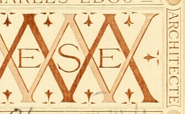 An illustration from Architectural designs for rustic cottages, picturesque dwellings, villas, &c. : with appropriate scenery, plans and descriptions : to which are prefixed, some critical observations on their style and character : and also of castles, abbies, and ancient English houses, concluding with practical remarks on building, and the causes of the dry rot, 1807, leaf 1