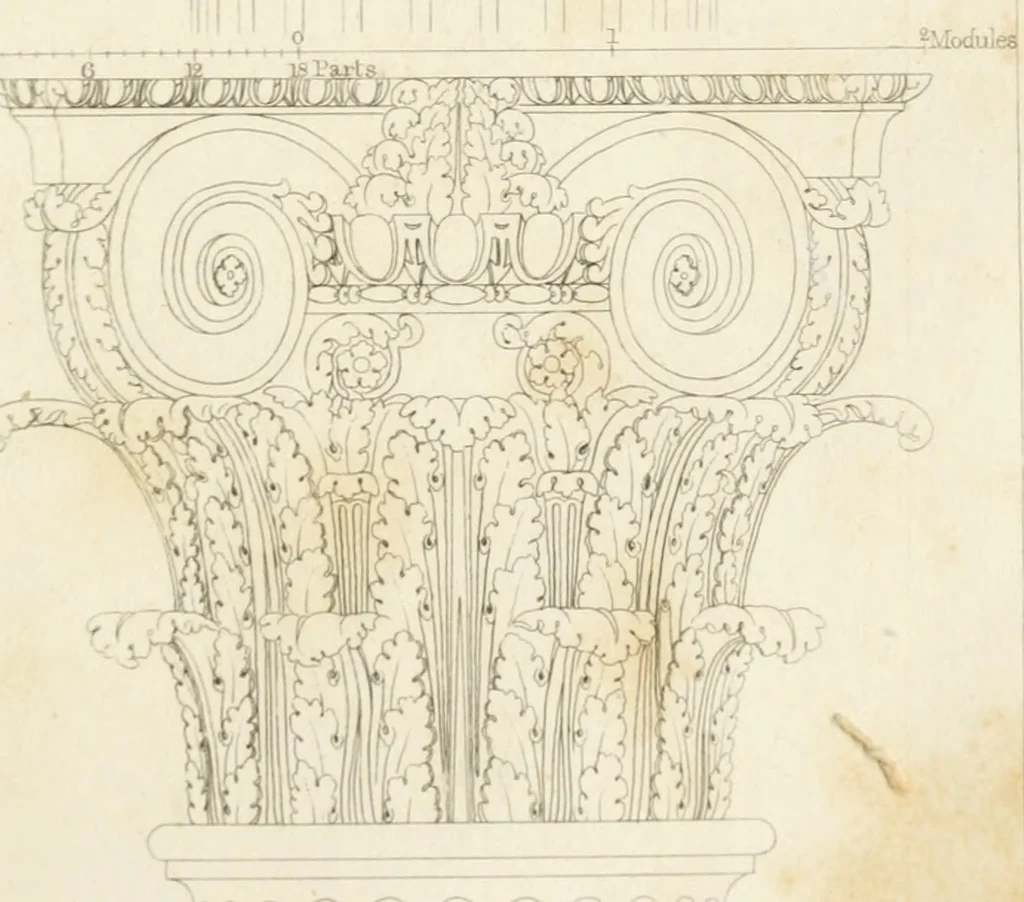 An illustration from The architectural director : being a guide to builders, draughtsman, students, workmen, in the study, design, and execution of architecture ..., 1848, leaf 254