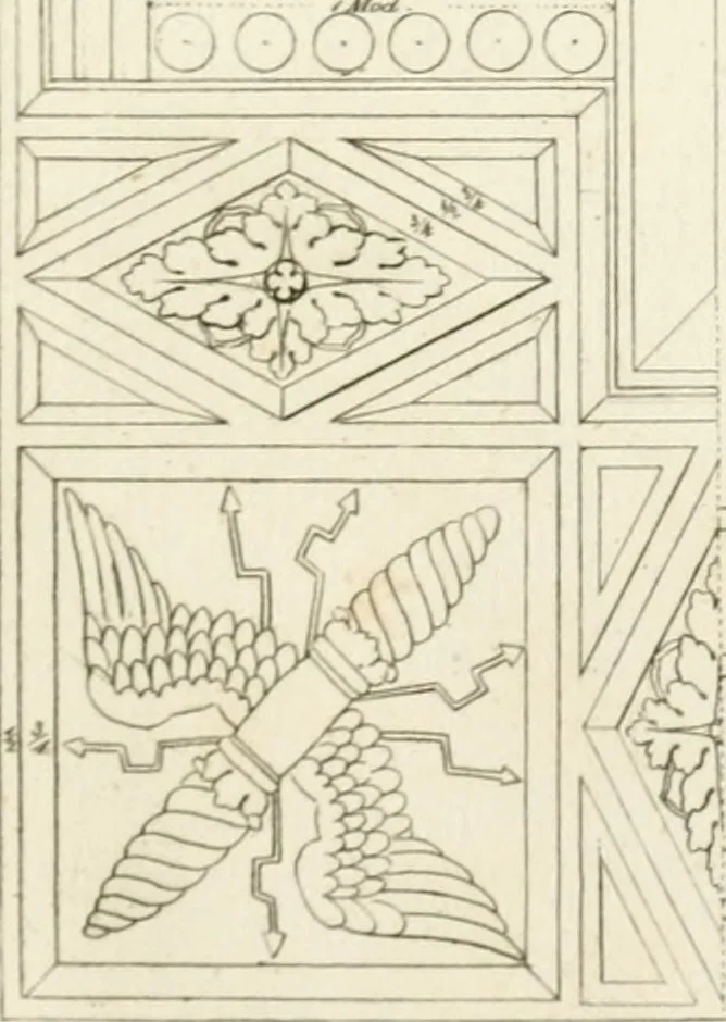 An illustration from The architectural director : being a guide to builders, draughtsman, students, workmen, in the study, design, and execution of architecture ..., 1848, leaf 256