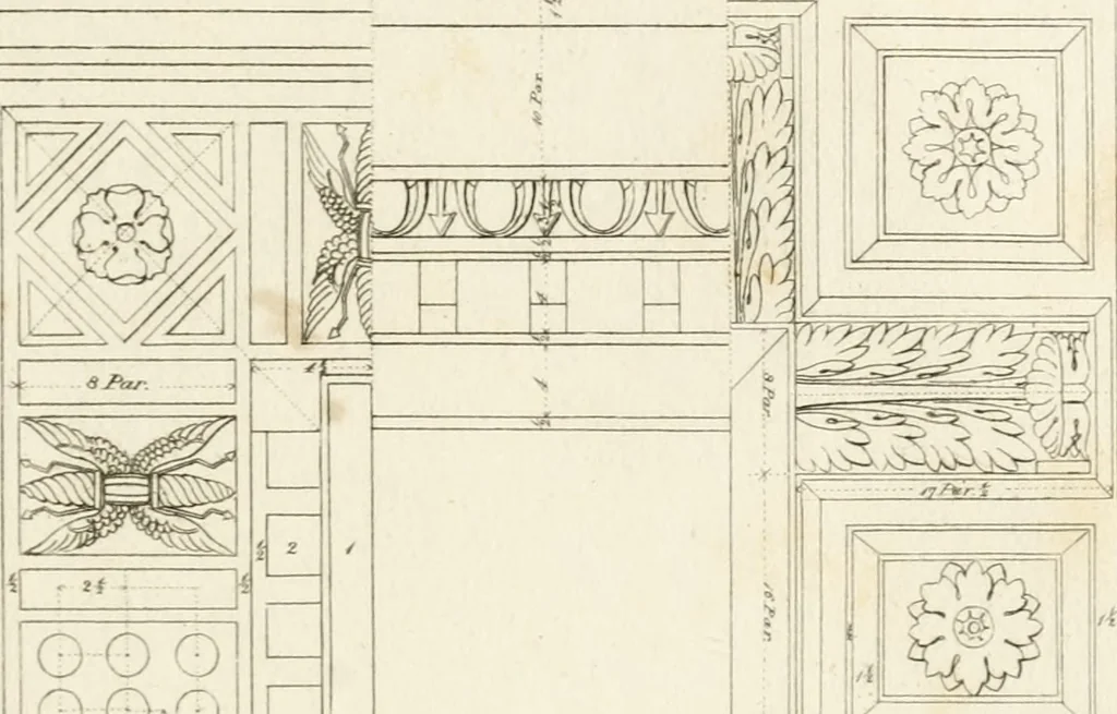 An illustration from The architectural director : being a guide to builders, draughtsman, students, workmen, in the study, design, and execution of architecture ..., 1848, leaf 256