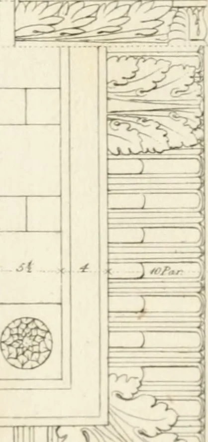 An illustration from The architectural director : being a guide to builders, draughtsman, students, workmen, in the study, design, and execution of architecture ..., 1848, leaf 256