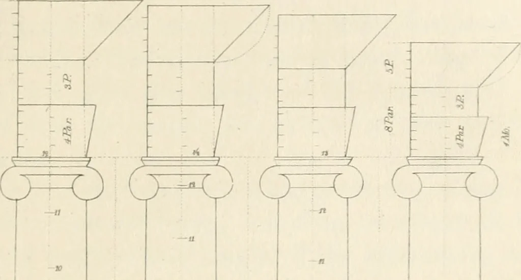 An illustration from The architectural director : being a guide to builders, draughtsman, students, workmen, in the study, design, and execution of architecture ..., 1848, leaf 268