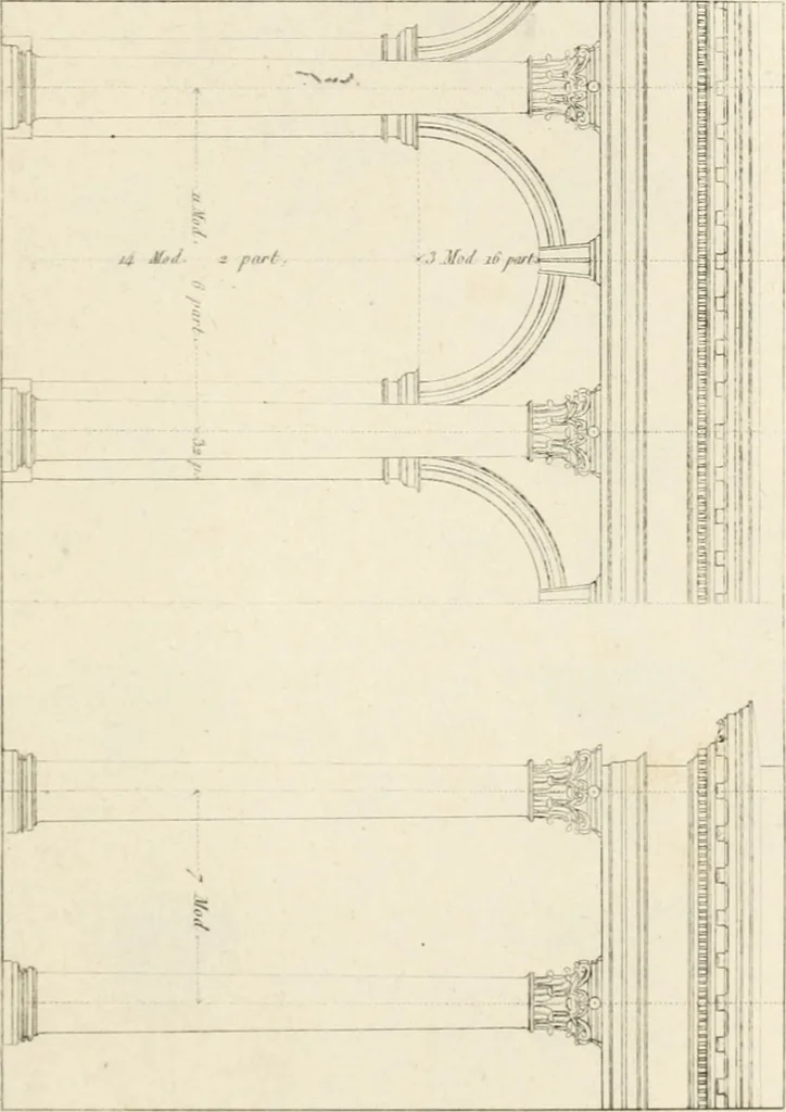 An illustration from The architectural director : being a guide to builders, draughtsman, students, workmen, in the study, design, and execution of architecture ..., 1848, leaf 286