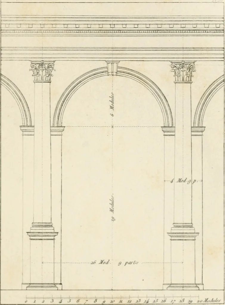 An illustration from The architectural director : being a guide to builders, draughtsman, students, workmen, in the study, design, and execution of architecture ..., 1848, leaf 296