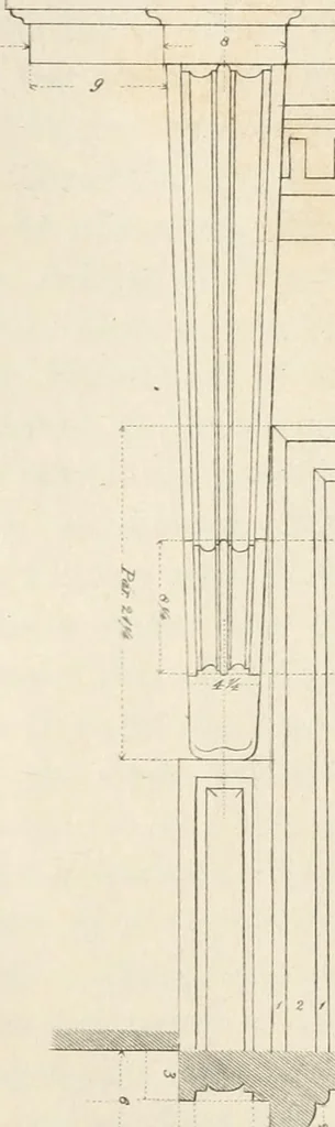 An illustration from The architectural director : being a guide to builders, draughtsman, students, workmen, in the study, design, and execution of architecture ..., 1848, leaf 309