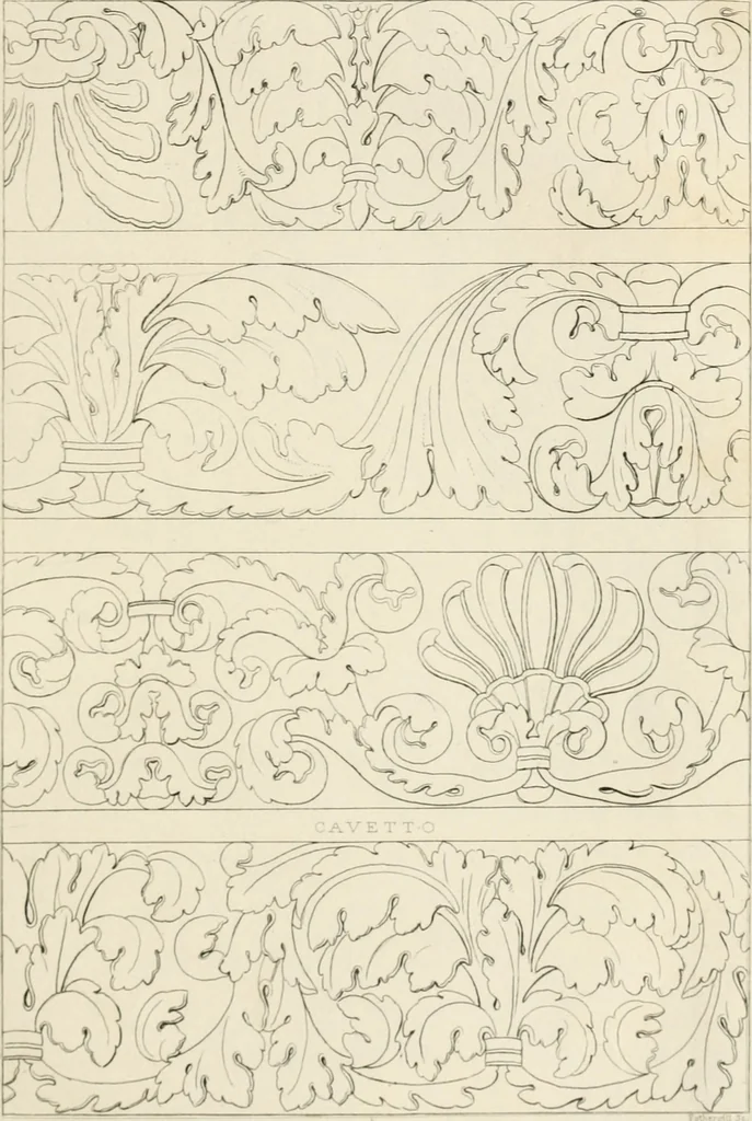 An illustration from The architectural director : being a guide to builders, draughtsman, students, workmen, in the study, design, and execution of architecture ..., 1848, leaf 386
