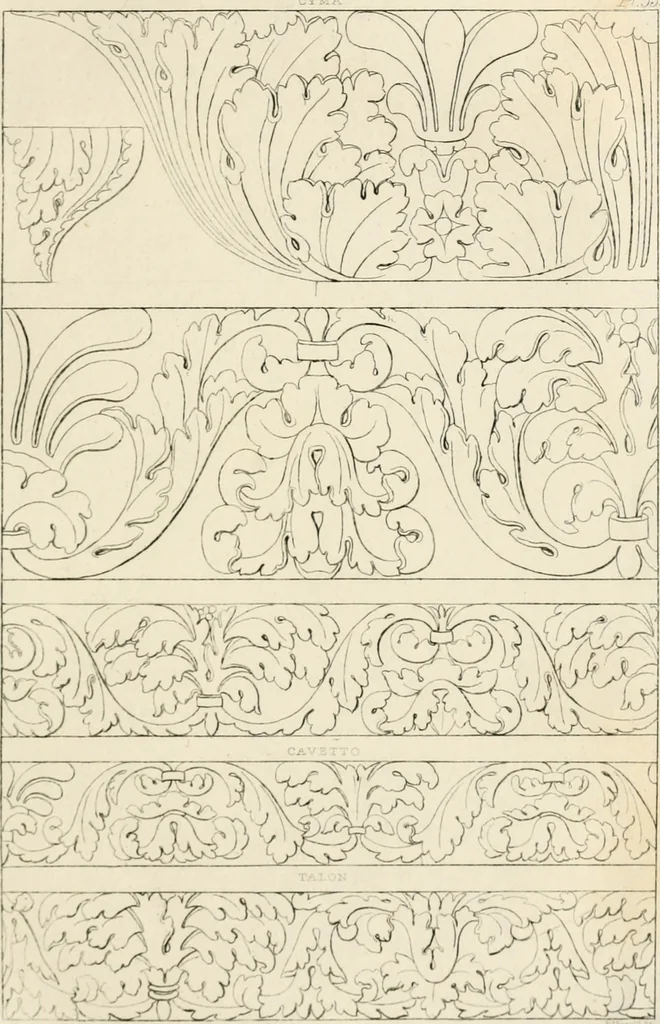 An illustration from The architectural director : being a guide to builders, draughtsman, students, workmen, in the study, design, and execution of architecture ..., 1848, leaf 388
