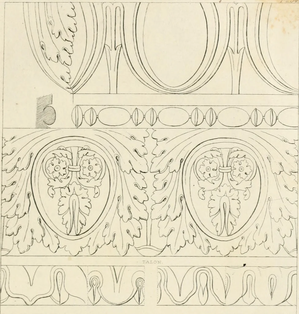 An illustration from The architectural director : being a guide to builders, draughtsman, students, workmen, in the study, design, and execution of architecture ..., 1848, leaf 390