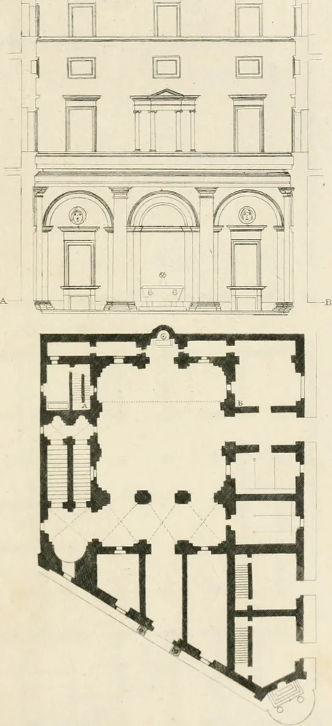 An illustration from The architectural director : being a guide to builders, draughtsman, students, workmen, in the study, design, and execution of architecture ..., 1848, leaf 436