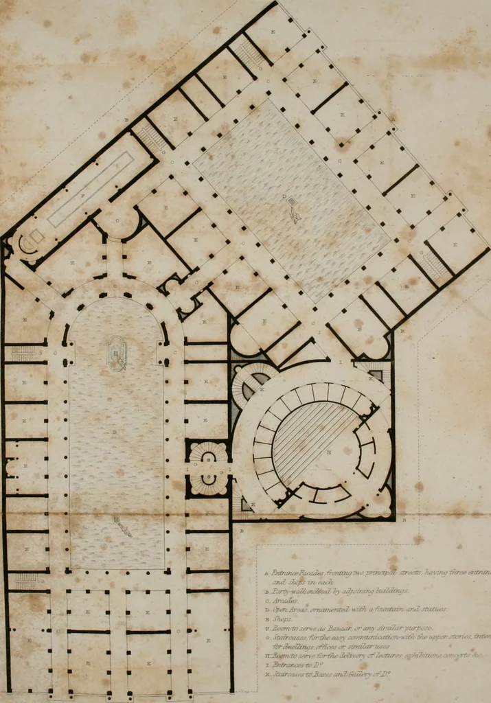 An illustration from The architectural director : being a guide to builders, draughtsman, students, workmen, in the study, design, and execution of architecture ..., 1848, leaf 447