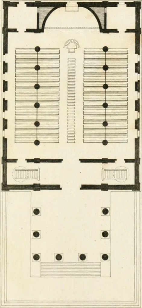 An illustration from The architectural director : being a guide to builders, draughtsman, students, workmen, in the study, design, and execution of architecture ..., 1848, leaf 458