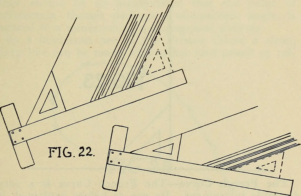 An illustration from Architectural drawing : a textbook that combines the parctical instructions and examples that the student needs, with the suggestive programs, supplementary problems, etc, required by the teacher, written by an architect of wide experience who has also taught the subject for years at Teachers' College, Columbia University, and Mechanics' Institute, New York, 1920, leaf 34