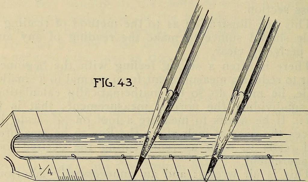 An illustration from Architectural drawing : a textbook that combines the parctical instructions and examples that the student needs, with the suggestive programs, supplementary problems, etc, required by the teacher, written by an architect of wide experience who has also taught the subject for years at Teachers' College, Columbia University, and Mechanics' Institute, New York, 1920, leaf 63