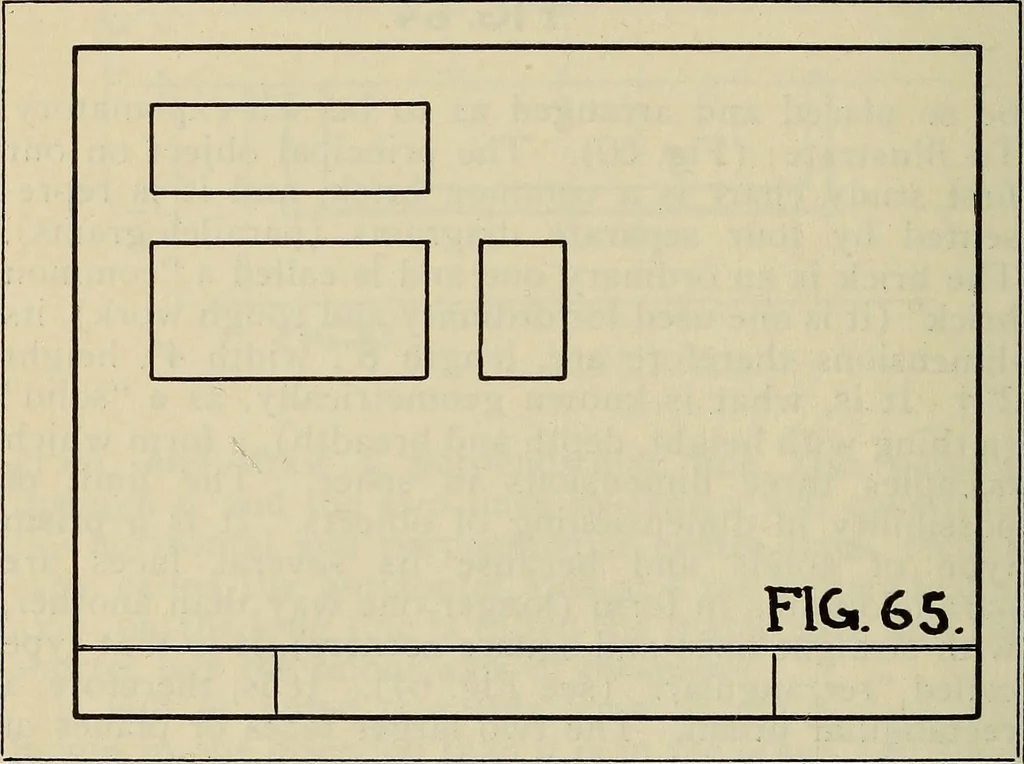 An illustration from Architectural drawing : a textbook that combines the parctical instructions and examples that the student needs, with the suggestive programs, supplementary problems, etc, required by the teacher, written by an architect of wide experience who has also taught the subject for years at Teachers' College, Columbia University, and Mechanics' Institute, New York, 1920, leaf 93