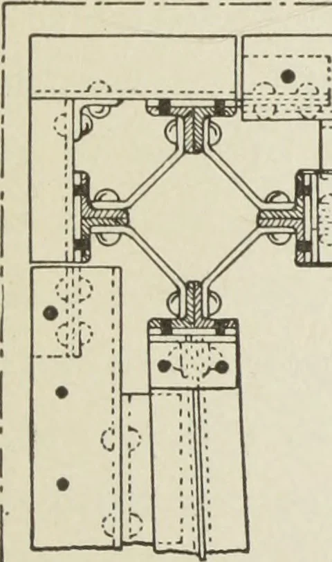 An illustration from Architectural engineering. With special reference to high building construction, including many examples of Chicago office buildings, 1895, leaf 144