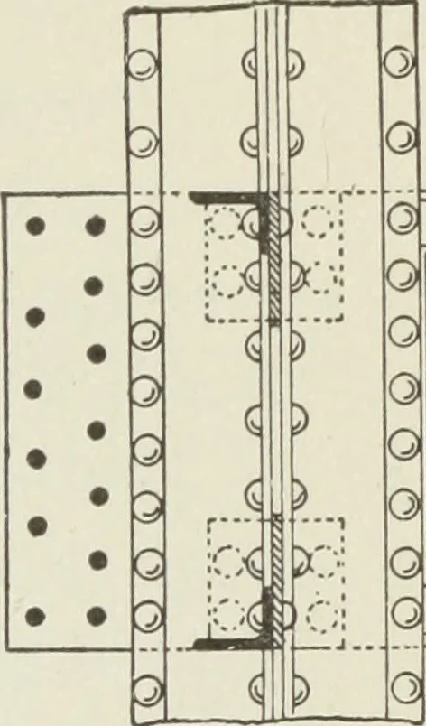 An illustration from Architectural engineering. With special reference to high building construction, including many examples of Chicago office buildings, 1895, leaf 144