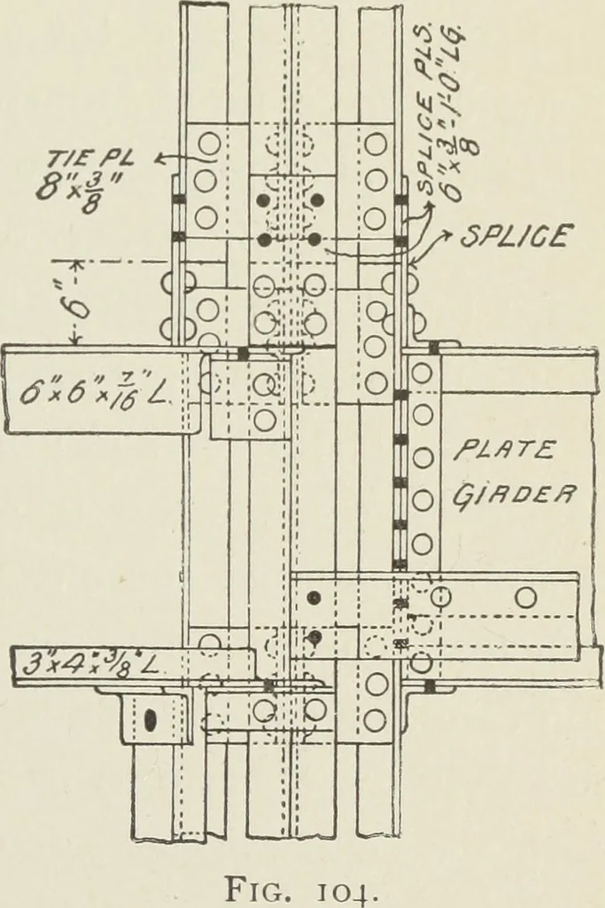 An illustration from Architectural engineering. With special reference to high building construction, including many examples of Chicago office buildings, 1895, leaf 178