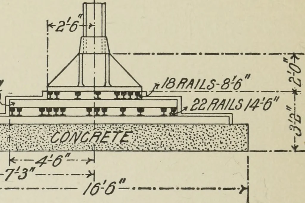 An illustration from Architectural engineering. With special reference to high building construction, including many examples of Chicago office buildings, 1895, leaf 193