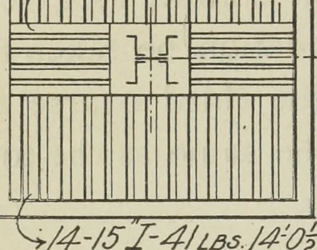 An illustration from Architectural engineering. With special reference to high building construction, including many examples of Chicago office buildings, 1895, leaf 203