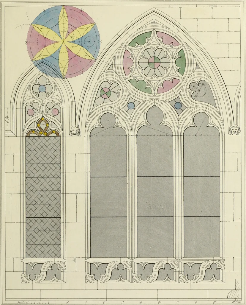 An illustration from Architectural illustrations, history and description of Carlisle cathedral, 1840, leaf 134