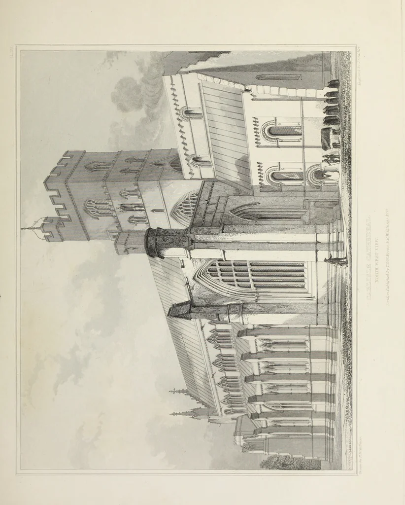 An illustration from Architectural illustrations, history and description of Carlisle cathedral, 1840, leaf 146