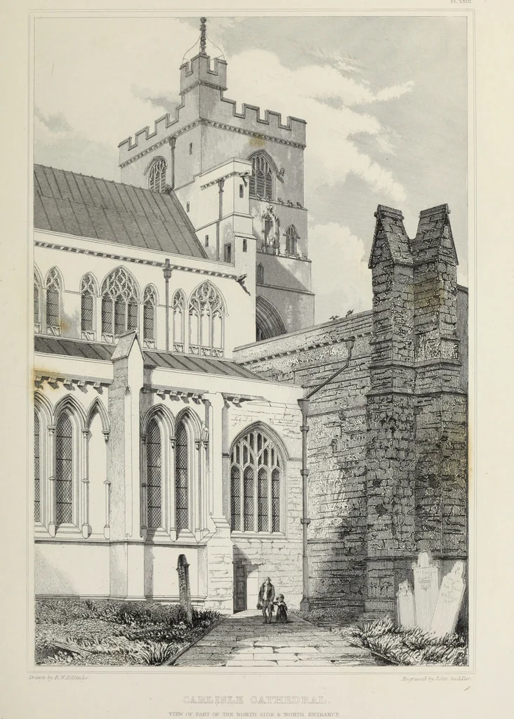 An illustration from Architectural illustrations, history and description of Carlisle cathedral, 1840, leaf 150