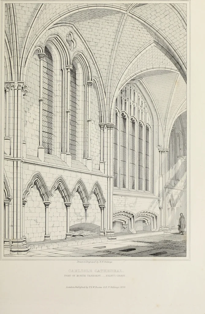 An illustration from Architectural illustrations, history and description of Carlisle cathedral, 1840, leaf 160