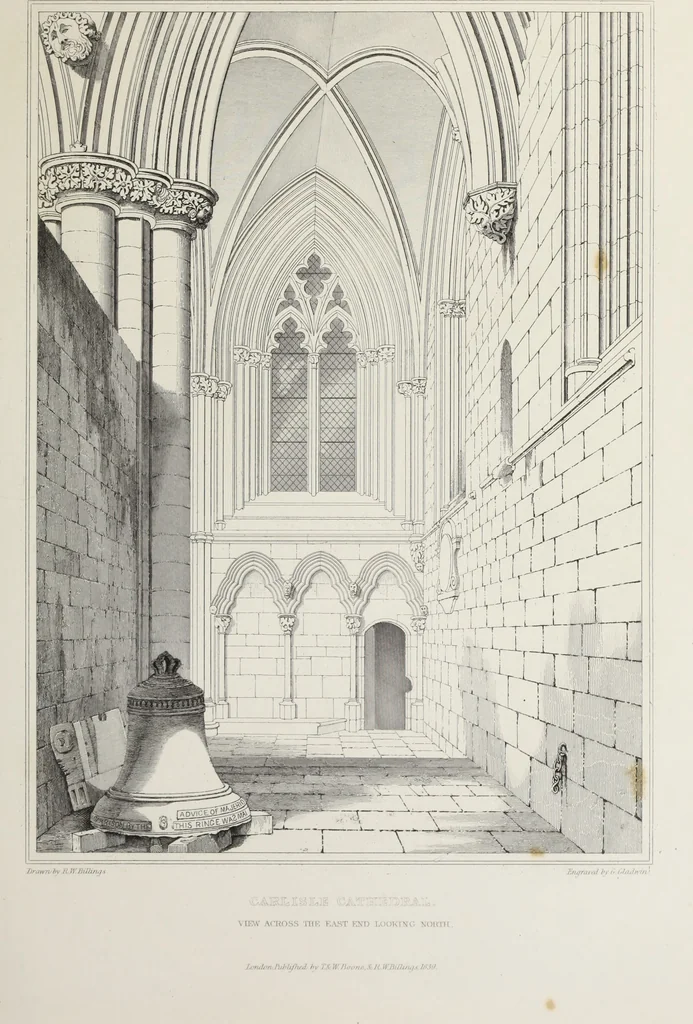 An illustration from Architectural illustrations, history and description of Carlisle cathedral, 1840, leaf 162