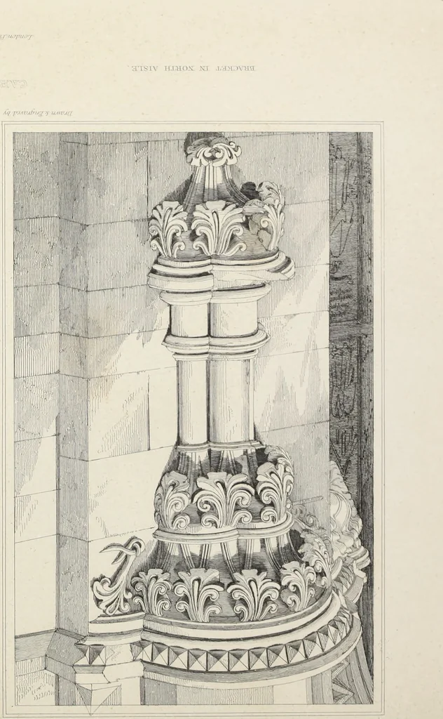 An illustration from Architectural illustrations, history and description of Carlisle cathedral, 1840, leaf 164
