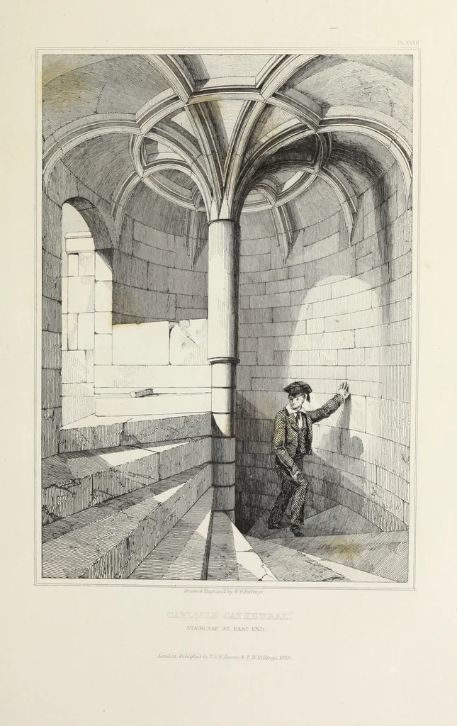 An illustration from Architectural illustrations, history and description of Carlisle cathedral, 1840, leaf 166