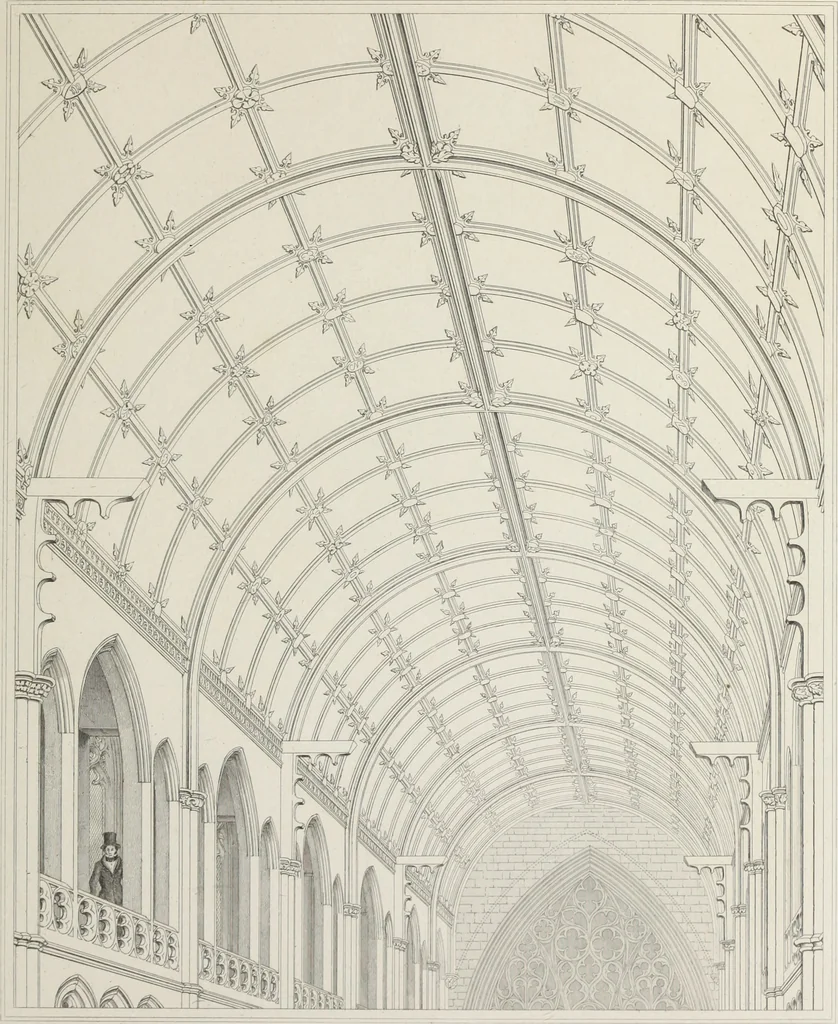 An illustration from Architectural illustrations, history and description of Carlisle cathedral, 1840, leaf 176